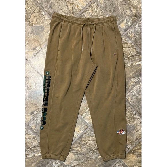 Jordan Pants - Air Jordan X Jordan Moss Sweatpants Women XL Brown Joggers FD7149-258